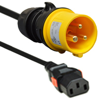 IEC 60309 (4h) 15 Amp 125 Volt Locking Detachable Cord Set